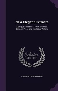 Couverture_New Elegant Extracts