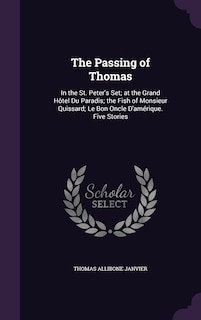 Couverture_The Passing of Thomas