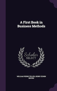 Front cover_A First Book in Business Methods