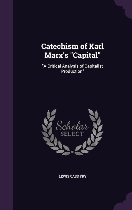 Front cover_Catechism of Karl Marx's Capital