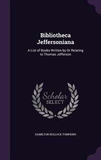 Front cover_Bibliotheca Jeffersoniana