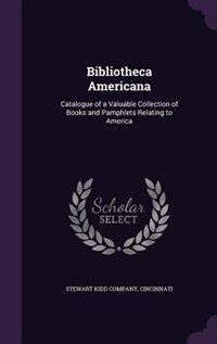 Front cover_Bibliotheca Americana