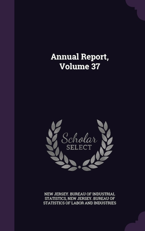 Front cover_Annual Report, Volume 37