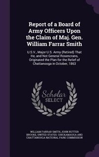 Couverture_Report of a Board of Army Officers Upon the Claim of Maj. Gen. William Farrar Smith