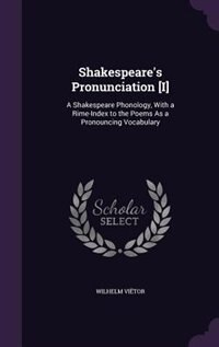 Front cover_Shakespeare's Pronunciation [I]