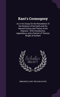 Front cover_Kant's Cosmogony