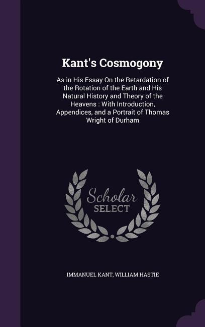 Front cover_Kant's Cosmogony