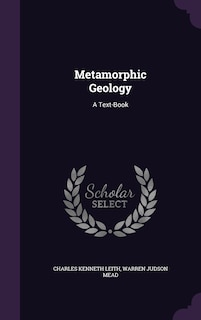 Front cover_Metamorphic Geology