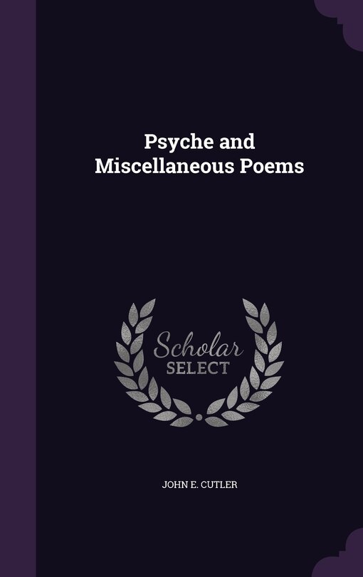 Front cover_Psyche and Miscellaneous Poems
