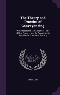 Couverture_The Theory and Practice of Conveyancing