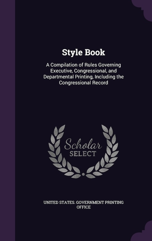 Front cover_Style Book