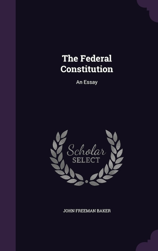 Front cover_The Federal Constitution