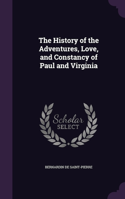 Front cover_The History of the Adventures, Love, and Constancy of Paul and Virginia