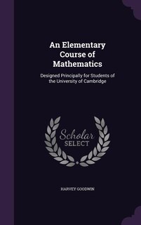 Front cover_An Elementary Course of Mathematics