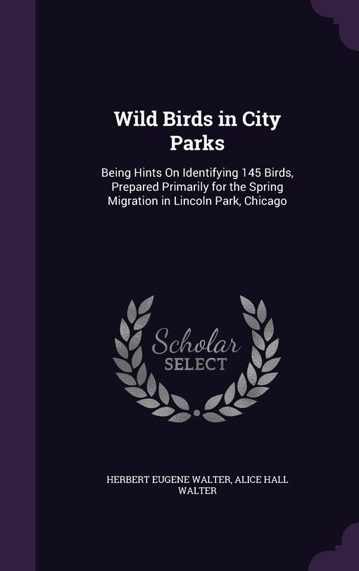 Front cover_Wild Birds in City Parks