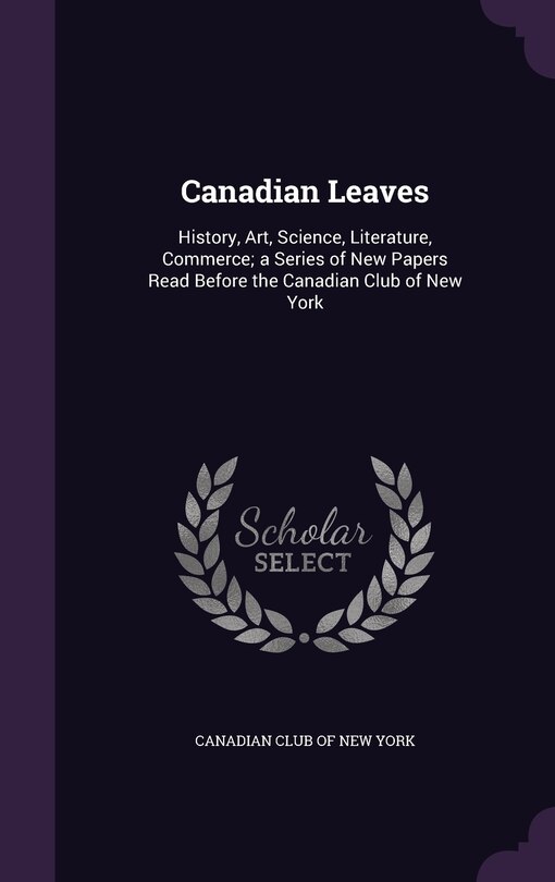 Front cover_Canadian Leaves