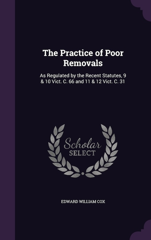 Couverture_The Practice of Poor Removals
