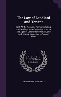 Couverture_The Law of Landlord and Tenant