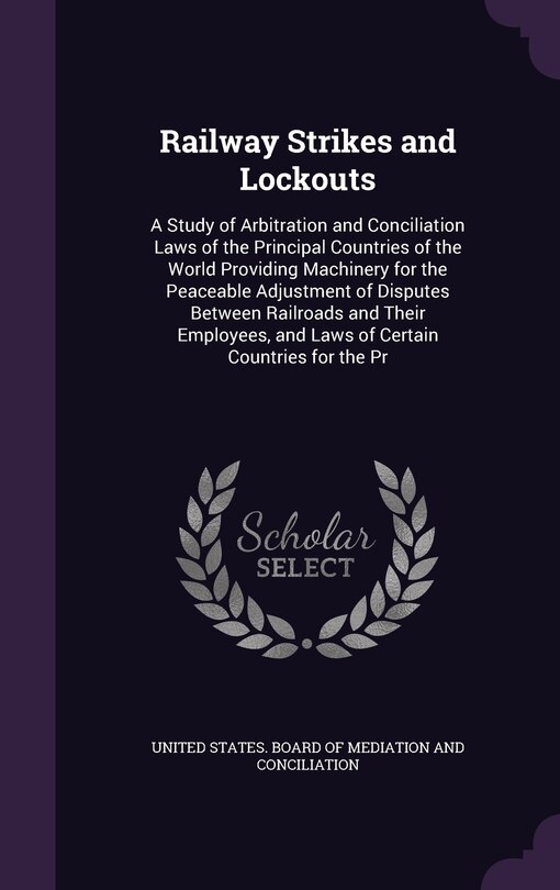 Couverture_Railway Strikes and Lockouts