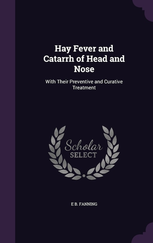 Front cover_Hay Fever and Catarrh of Head and Nose