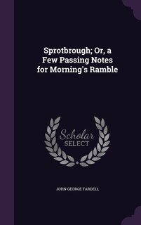 Couverture_Sprotbrough; Or, a Few Passing Notes for Morning's Ramble