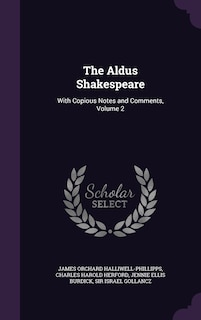 Couverture_The Aldus Shakespeare