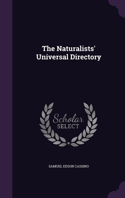 Front cover_The Naturalists' Universal Directory