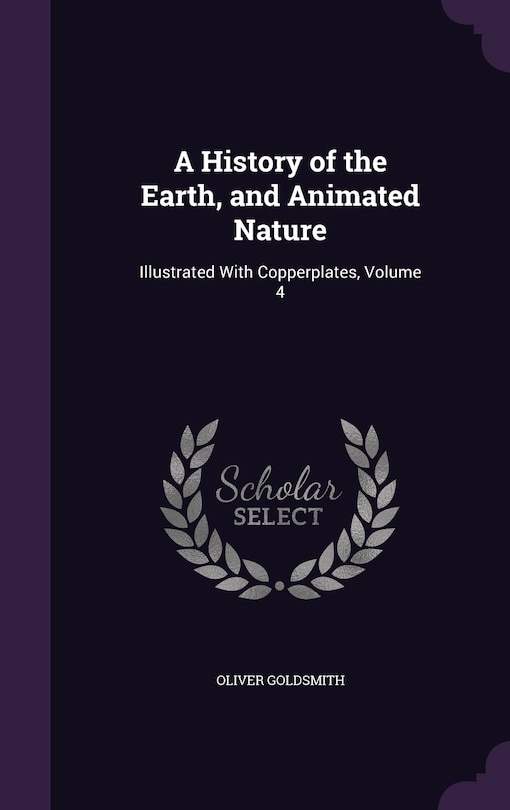 Front cover_A History of the Earth, and Animated Nature