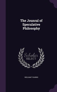 Front cover_The Jounral of Speculative Philosophy