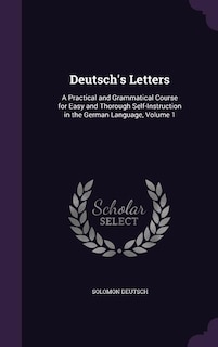 Front cover_Deutsch's Letters