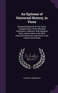 Front cover_An Epitome of Universal History, in Verse