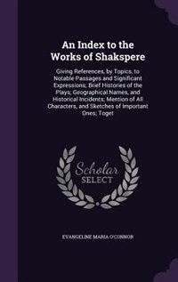 Front cover_An Index to the Works of Shakspere