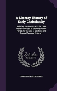 Front cover_A Literary History of Early Christianity