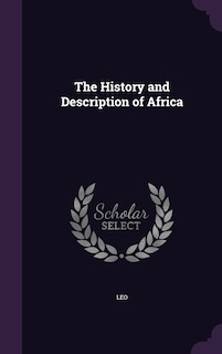 Front cover_The History and Description of Africa