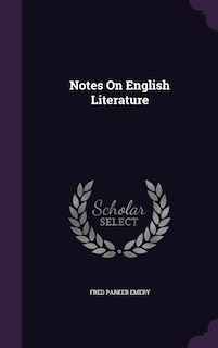 Front cover_Notes On English Literature