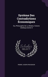 Front cover_Système Des Contradictions Économiques