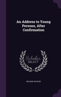 Front cover_An Address to Young Persons, After Confirmation