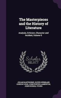 Couverture_The Masterpieces and the History of Literature
