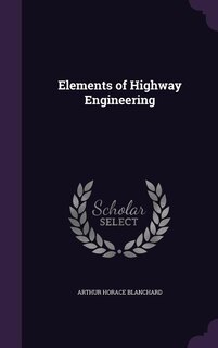 Couverture_Elements of Highway Engineering