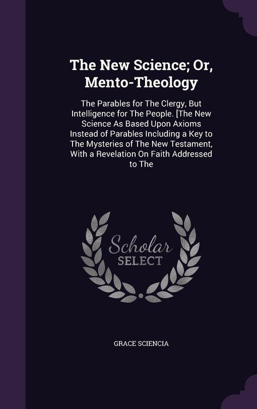 Couverture_The New Science; Or, Mento-Theology