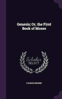 Front cover_Genesis; Or, the First Book of Moses