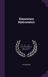 Couverture_Elementary Hydrostatics