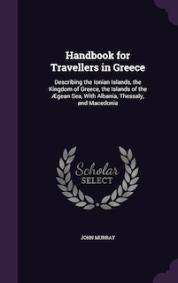 Front cover_Handbook for Travellers in Greece