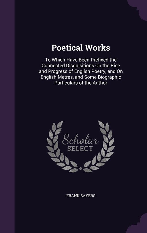 Couverture_Poetical Works