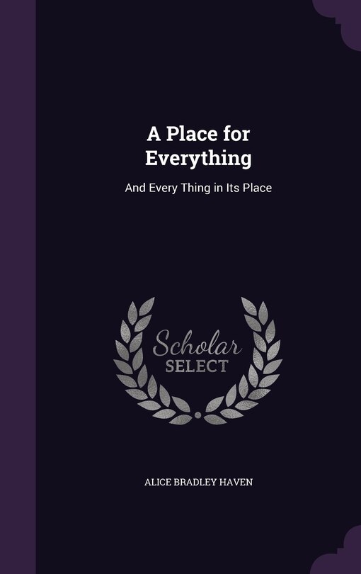 Couverture_A Place for Everything