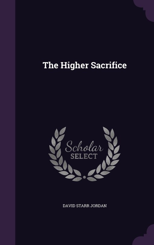 Front cover_The Higher Sacrifice
