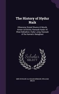 Front cover_The History of Hydur Naik