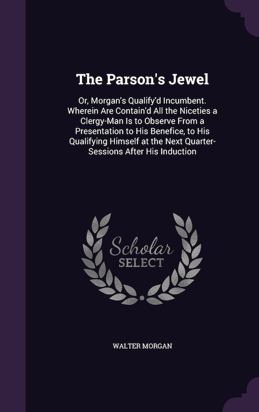 Front cover_The Parson's Jewel