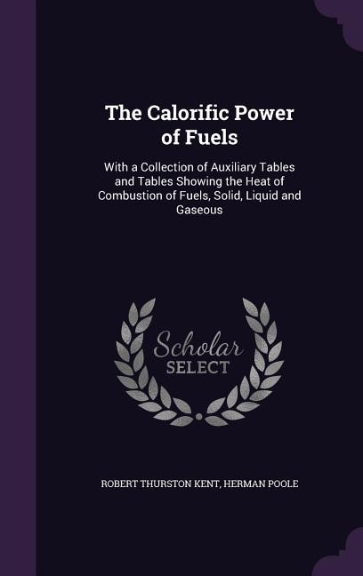 Front cover_The Calorific Power of Fuels