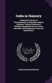 Front cover_Oaths in Chancery